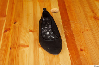 Clothes  219 black ballet flat ballerina shoes shoes 0002.jpg